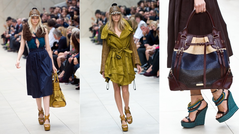 Illustration for article titled For Spring, Burberry Offers A Funky Mishmash With Chunky Shoes